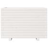 vidaXL Vrtno cvetlično korito belo 70x40x49,5 cm trdna borovina