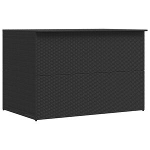 vidaXL Vrtna &scaron;katla črna 150x100x100 cm poli ratan
