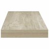 vidaXL Stenske police 4 kosi barva hrasta 60x23,5x3,8 cm MDF
