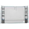 vidaXL Viseci organizator za &scaron;otore Siva in modra 320 x 182 cm oxford