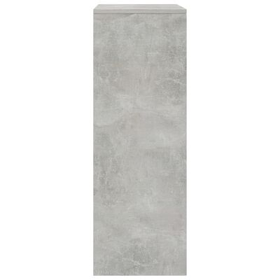 vidaXL Komoda s 6 predali betonsko siva 50x34x96 cm iverna plošča