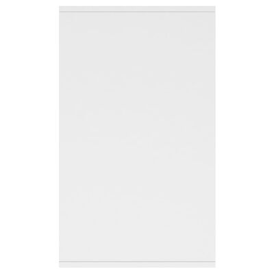 vidaXL Komoda bela 135x41x75 cm iverna plošča