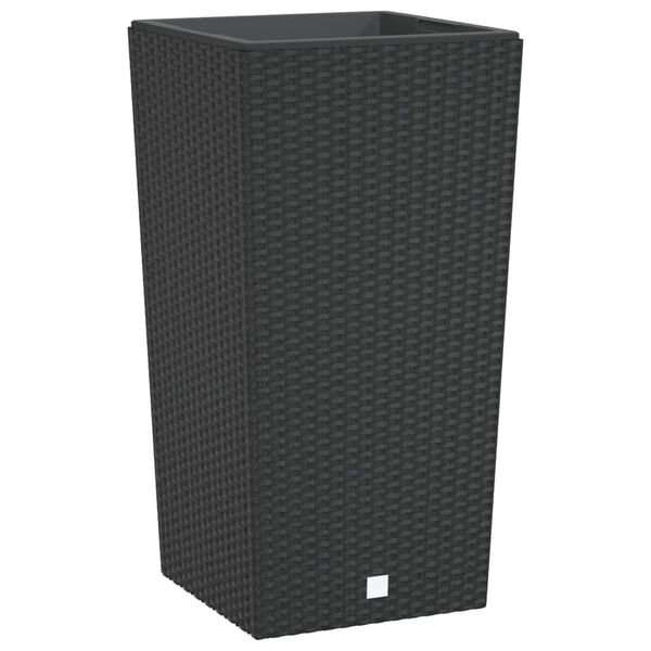 vidaXL Korito z odstranljivo notranjostjo antracit 21 / 49 L PP ratan