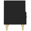 vidaXL Nočna omarica 2 kosa črna 40x35x47 cm