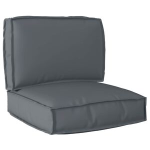 vidaXL Set blazin za palete Oxford tkanina Antracit 60 x 60 x 52 cm