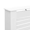 vidaXL Pokrov za radiator bel 172x19x81,5 cm MDF