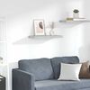 vidaXL Stenska polica betonsko siva 60x23,5x3,8 cm MDF
