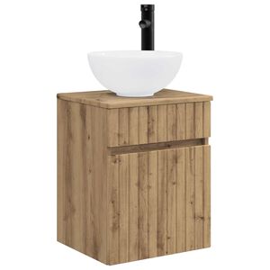 vidaXL Visoka umivalnik s police Artisan hrast 39 x 41 x 64,5 cm