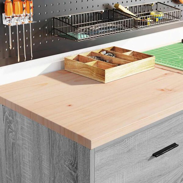 vidaXL Garažna omara za shranjevanje 60x51x85 cm trdna borovina