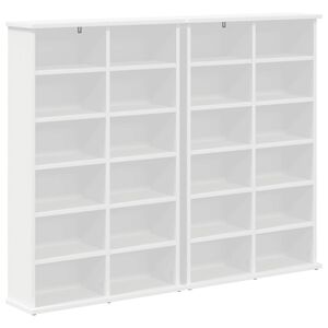 vidaXL CD omara 2 kos Bela 60 x 17 x 92 cm Inženirski les