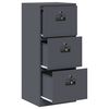 vidaXL Kabinet za datoteke s predalom Antracit 45,5 x 42 x 106,5 cm