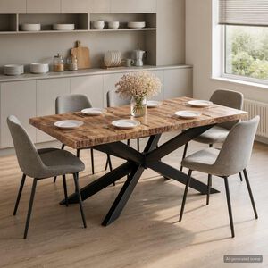 vidaXL Jedilna miza 180x90x76 cm trden mangov les