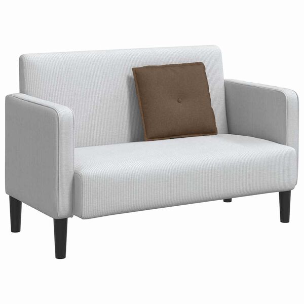 vidaXL Poglavni vzglavnik Rjava 50 x 19 x 45 cm blago