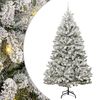vidaXL Umestno božično drevo 240 cm 300 LED Toplo bela PVC in jeklo