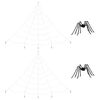 vidaXL Okrasitev noči čarovnic s pajki in mrežami 2 kos Črna in bela