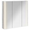 vidaXL Kopalni&scaron;ka ogledalna omara Siva Sonoma 73.5 x 15.5 x 70 cm