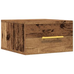 vidaXL Nočna omarica Star les 35 x 35 x 20 cm Konstruiran les