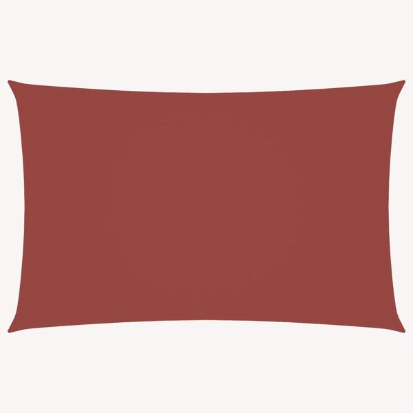 vidaXL Senčno jadro oksford blago pravokotno 5x8 m terakota