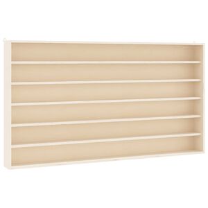 vidaXL Lesena zbirateljska vitrina z 6 policami 100x8,5x55 cm