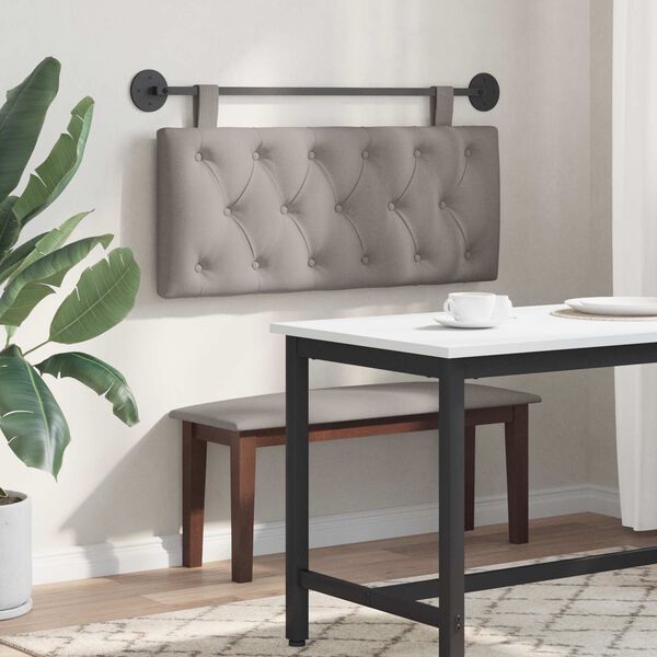 vidaXL Visoki naslon za glavo Taupe 110 x 55 x 7 cm blago