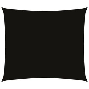 vidaXL Senčno jadro oksford blago pravokotno 2x2,5 m črno