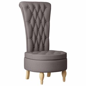 vidaXL Sedežna blazina Taupe 56,5 x 70 x 110 cm blago