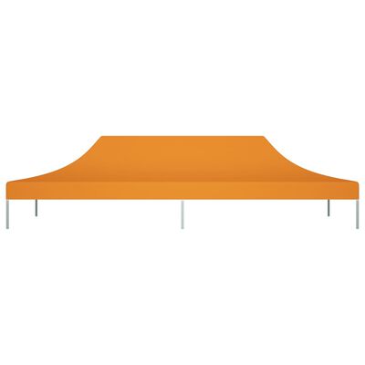 vidaXL Streha za vrtni šotor 6x3 m oranžna 270 g/m²