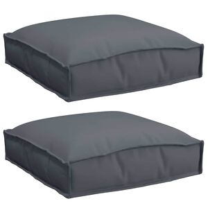vidaXL Blazina 2 kos Oxford tkanina Antracit 40 x 40 x 8 cm