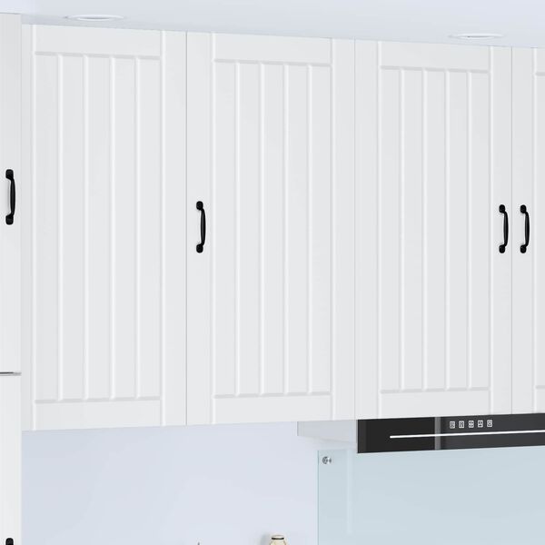 vidaXL Kuhinjski element Lucca Bela 50 x 31 x 100 cm Inženirski les