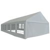 vidaXL Vrtni &scaron;otor PE 6x12 m sive barve