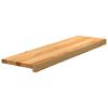 vidaXL Podloge za stopnice 4 kosi rjave 90x25x2 cm trdna hrastovina