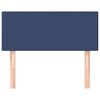 vidaXL Posteljno vzglavje modro 80x5x78/88 cm blago
