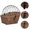 vidaXL Kolesarska ko&scaron;ara s pokrovom 55x31x36 cm naravna vrba