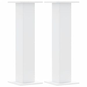 vidaXL Stojalo za rastline 2 kosa belo 30x30x95 cm inženirski les