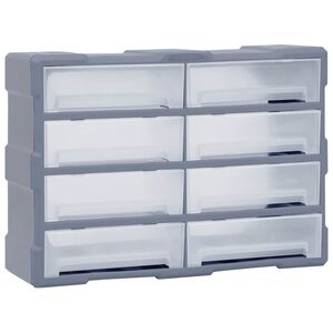 vidaXL Organizator z 8 velikimi predali 52x16x37 cm