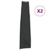 vidaXL Prevleka za vrtni senčnik 2 kosa 190x50/30 cm 420D oxford