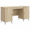 vidaXL Miza Sonoma hrast 142,5 x 50 x 75 cm Inženirski les
