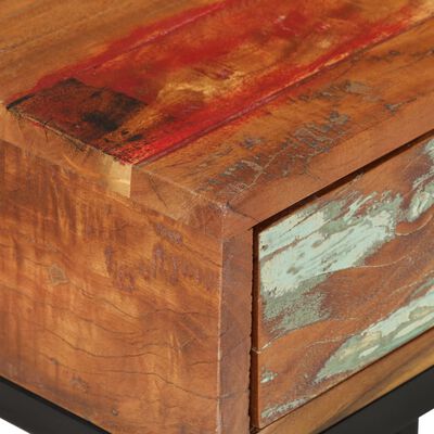 vidaXL Stranska mizica U-oblike 45x30x61 cm trden predelan les