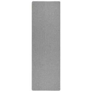 vidaXL Preproga za tek Svetlo siva 80 x 500 cm 100% polipropilen
