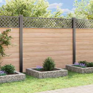 vidaXL Visoka greda gabion pocinkano jeklo 100x100x20 cm