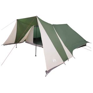vidaXL Tipi &scaron;otor s streho Zelena 660 x 456 x 200 cm tafeta
