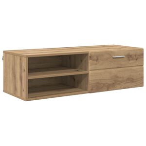 vidaXL Lesena omara 100,5 x 39 x 30 cm Umetni hrast Konstruiran les