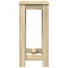 vidaXL Barska miza sonoma hrast 51x50x103,5 cm inženirski les