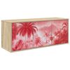 vidaXL Stenska TV omarica AACHEN 102 x 33 x 40 cm Sonoma hrast