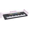 vidaXL 37 tipk Piano Electric Keyboard z mikrofonom za otroke
