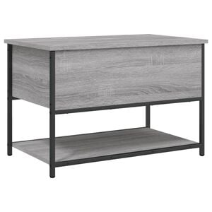 vidaXL Klop za shranjevanje siva sonoma 70x42,5x47 cm inženirski les