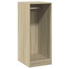 vidaXL Garderobna omara sonoma hrast 48x41x102 cm iverna plo&scaron;ča