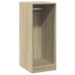 vidaXL Garderobna omara sonoma hrast 48x41x102 cm iverna plo&scaron;ča