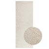 vidaXL Rug "ZIZUR" Cream 80x200 cm Juta videz Notranje in zunanje