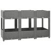 vidaXL Visoka greda 120x40x71 cm polipropilen